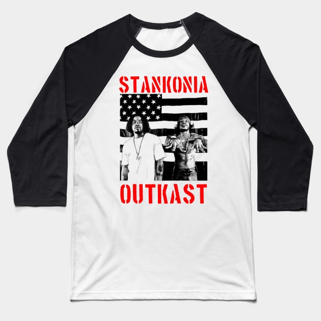 Outkast Stankonia Baseball T-Shirt by illuti00npatterns